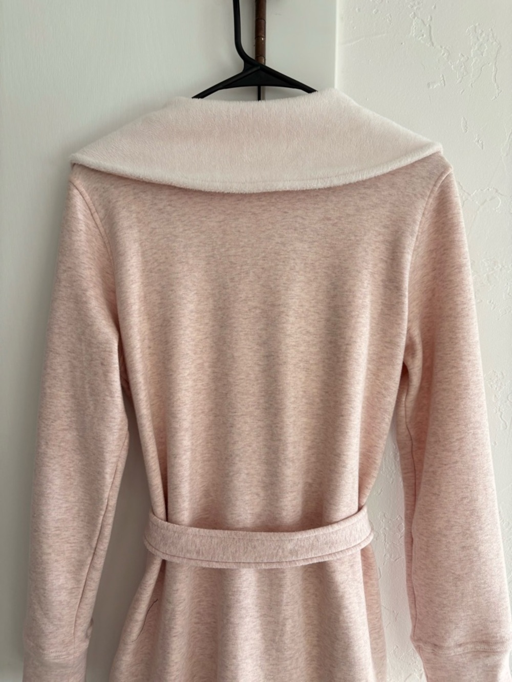 Yogalicious Ultra Plush Cozy Fleece Robe(Heather Petal Pink) - Picture 6 of 13